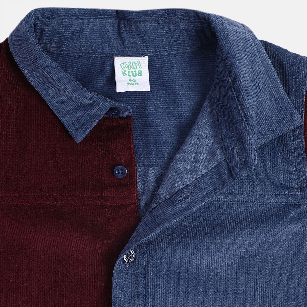 Boys Multi Collar Full Sleeves Shirt