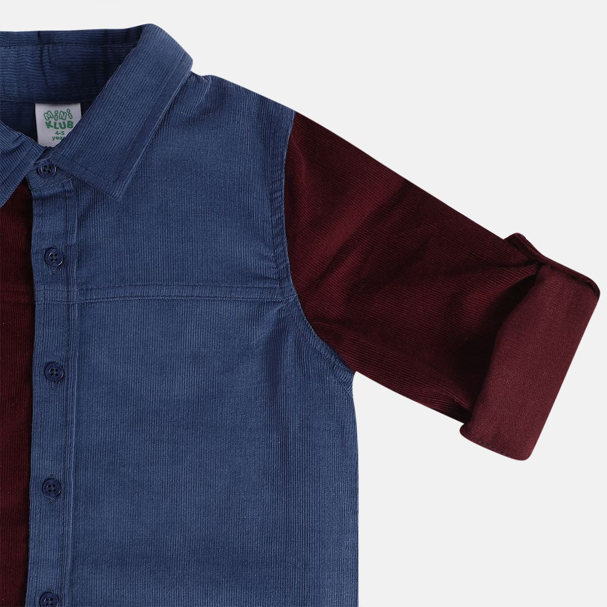Boys Multi Collar Full Sleeves Shirt