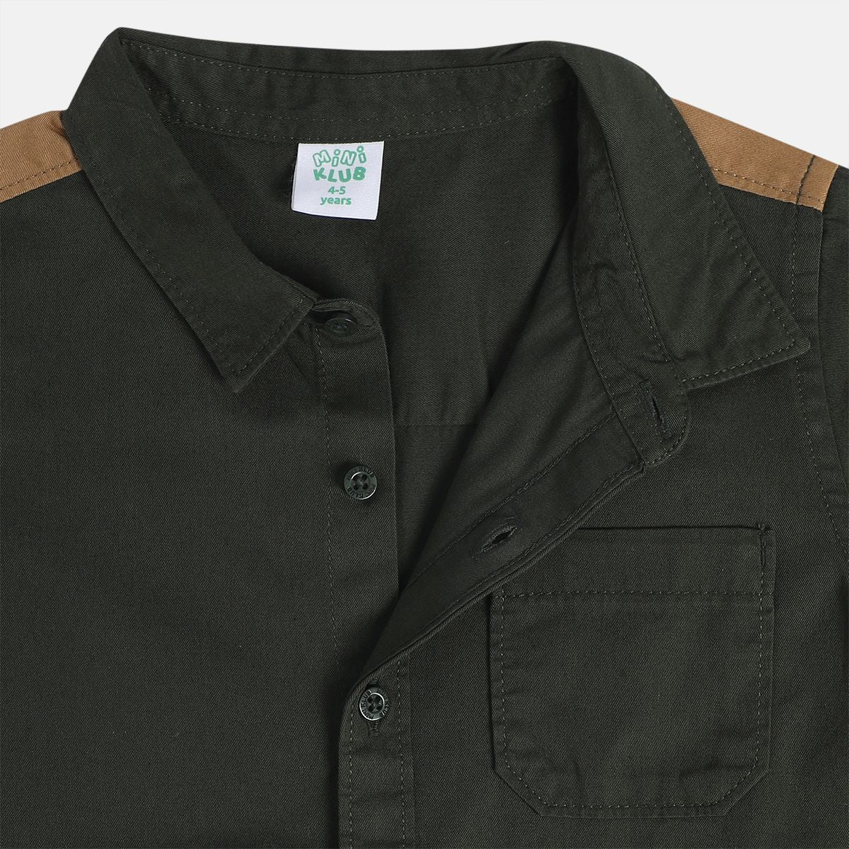 Boys Green Pack Of 1 Shirt