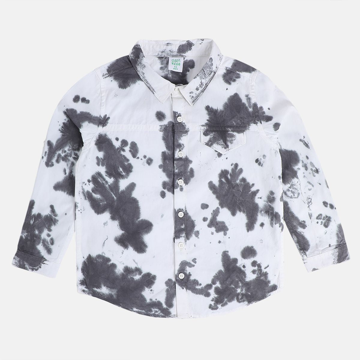 Boys Marshmallow Collar Full Sleeves Shirt