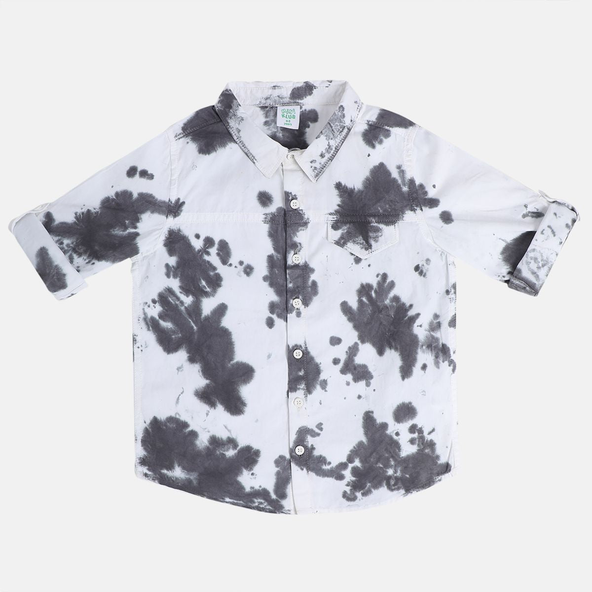 Boys Marshmallow Collar Full Sleeves Shirt