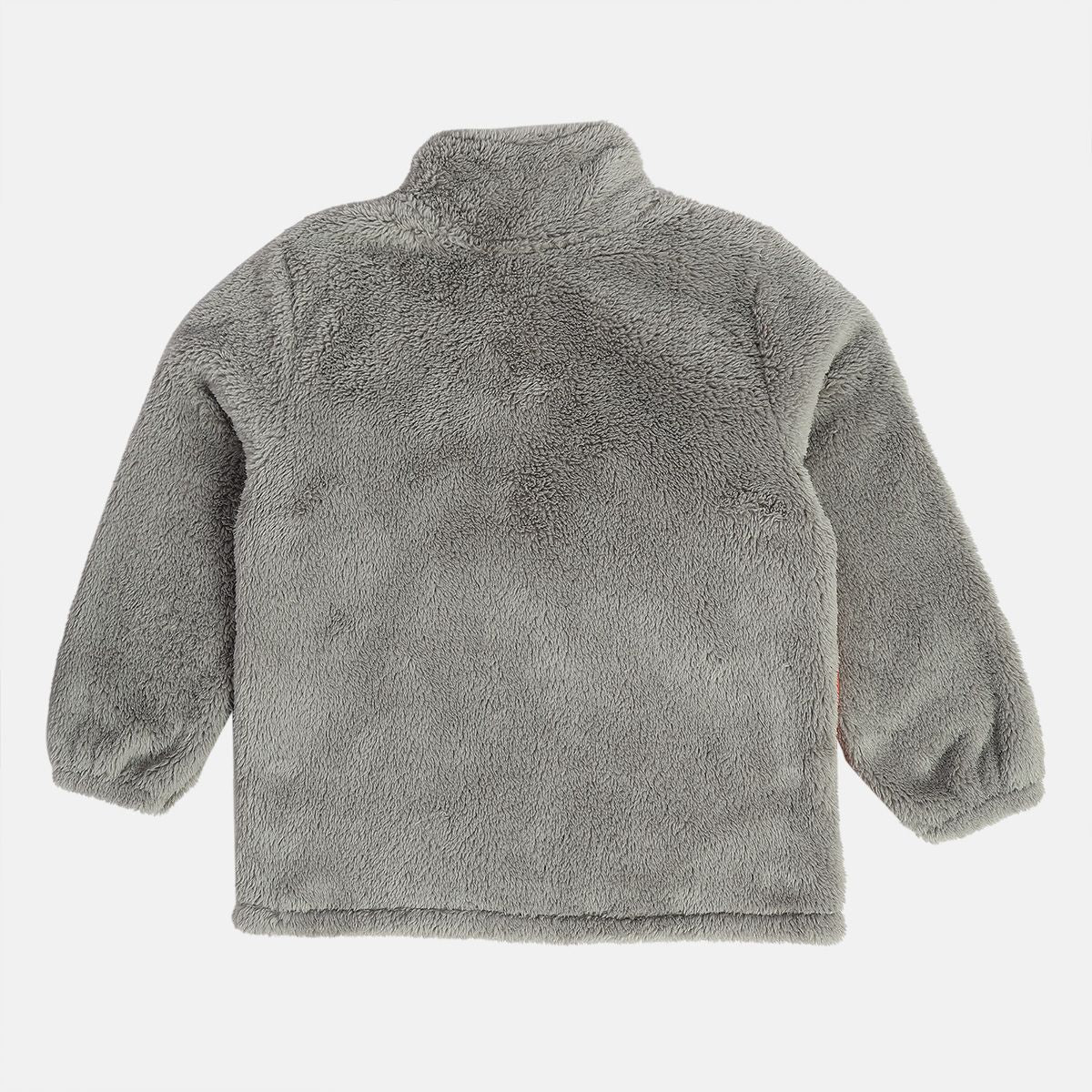Boys Rust Orange / Grey Turtle Neck Sweat Shirt