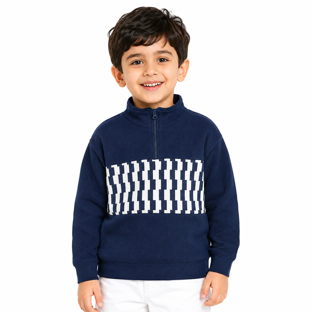 Boys Blue Cotton Sweat Shirt Casual Wear