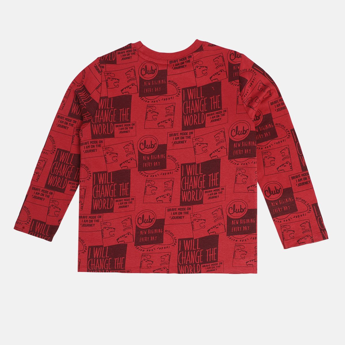 Boys Maroon T-Shirt
