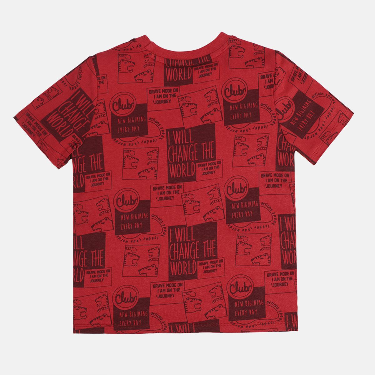 Boys Maroon T-Shirt