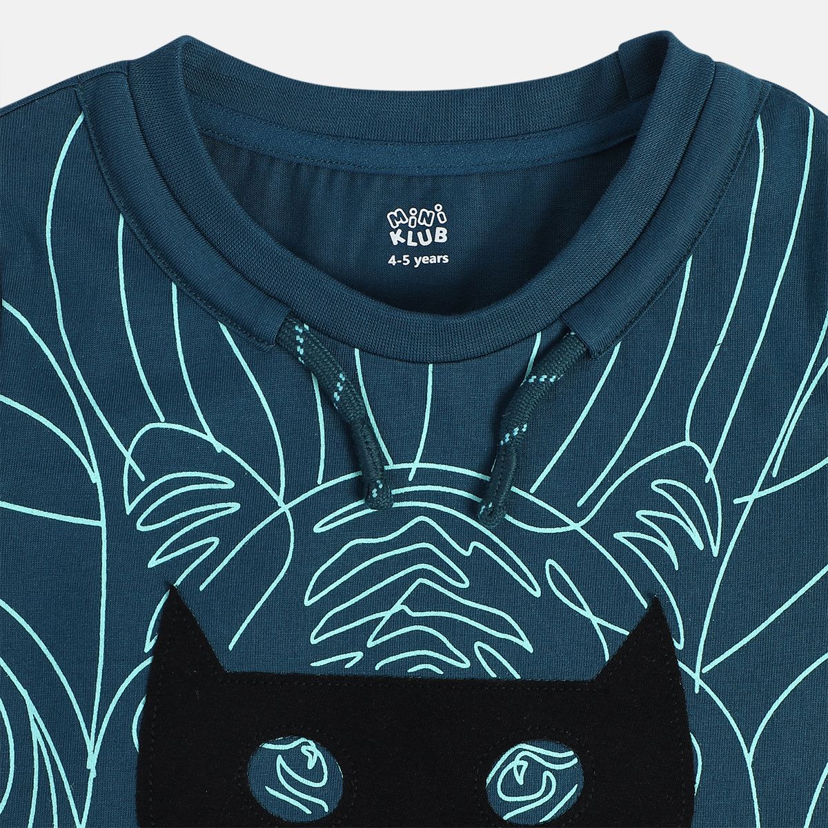 Boys Blue Round Neck Short Sleeve T-Shirt