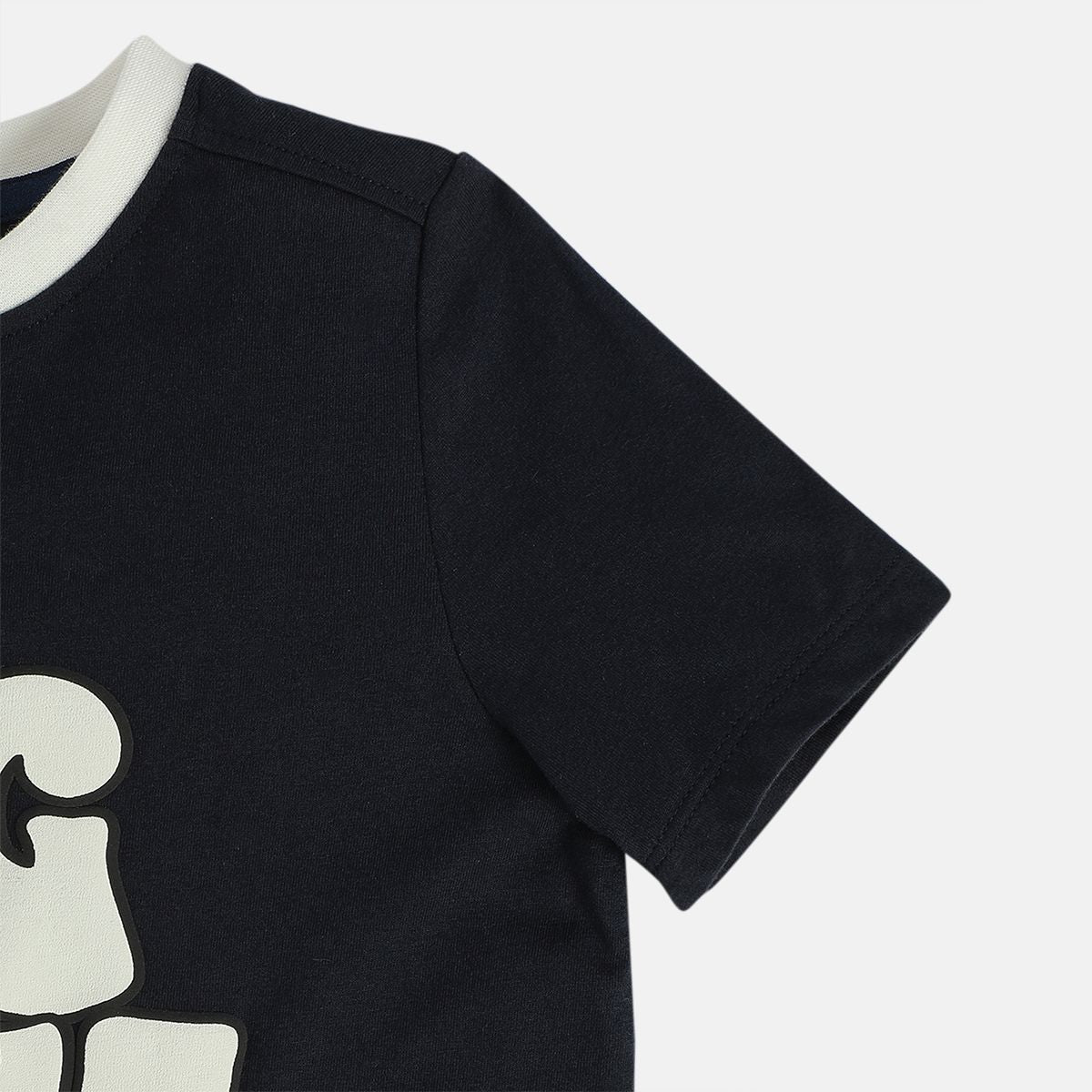 Boys Black Pack Of 1 T-Shirt