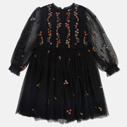 Girl Black Woven Dress