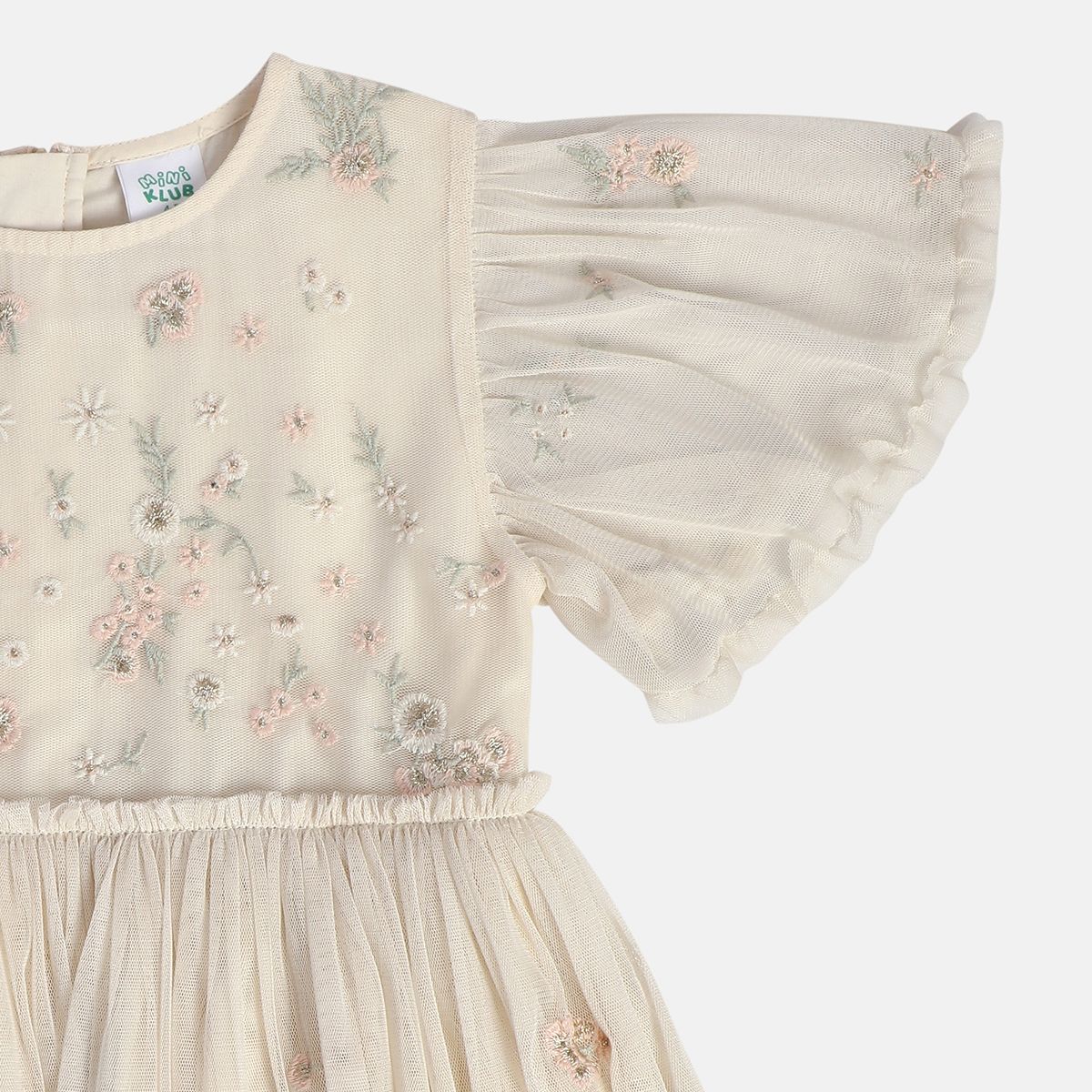Girl Cream Knit Dress