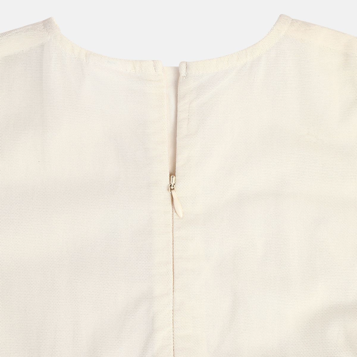 Girl Cream Knit Dress