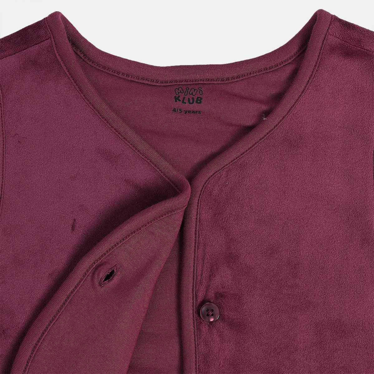Girls Purple Sleeveless Gilet