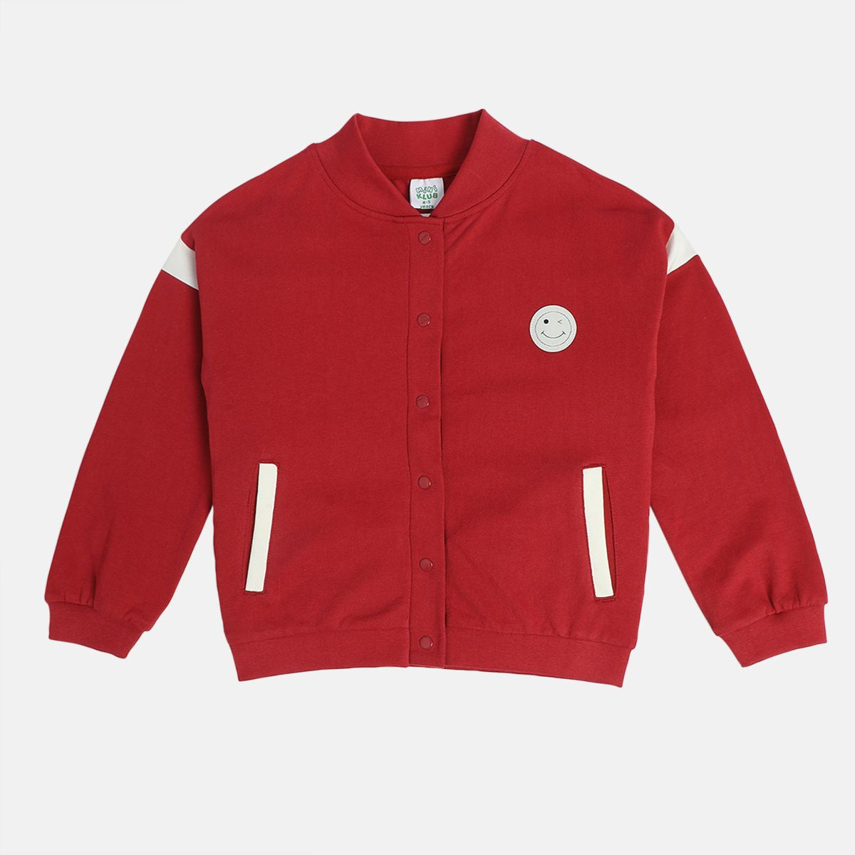 Girl Red Knit Jacket