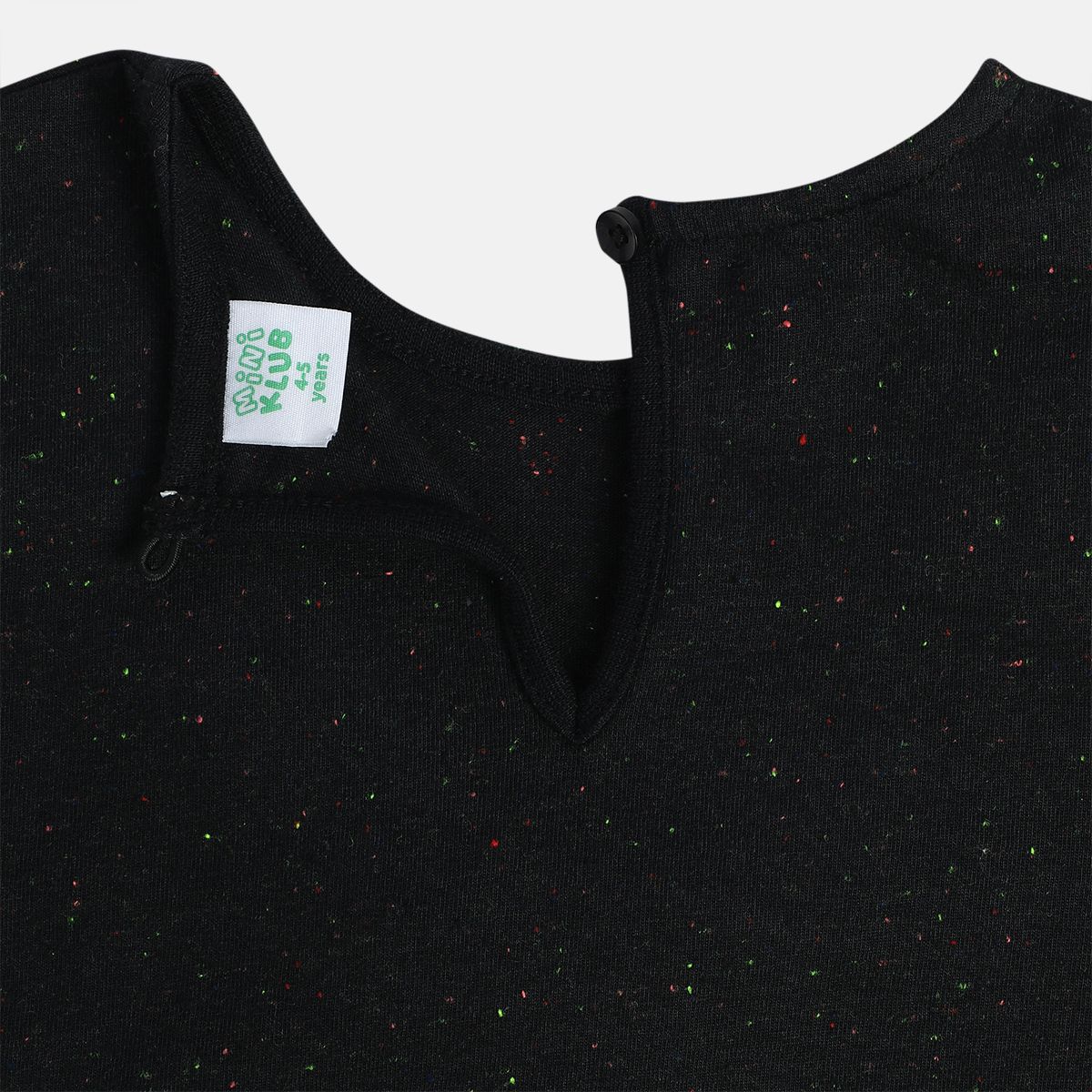 Girls Black Knit Top
