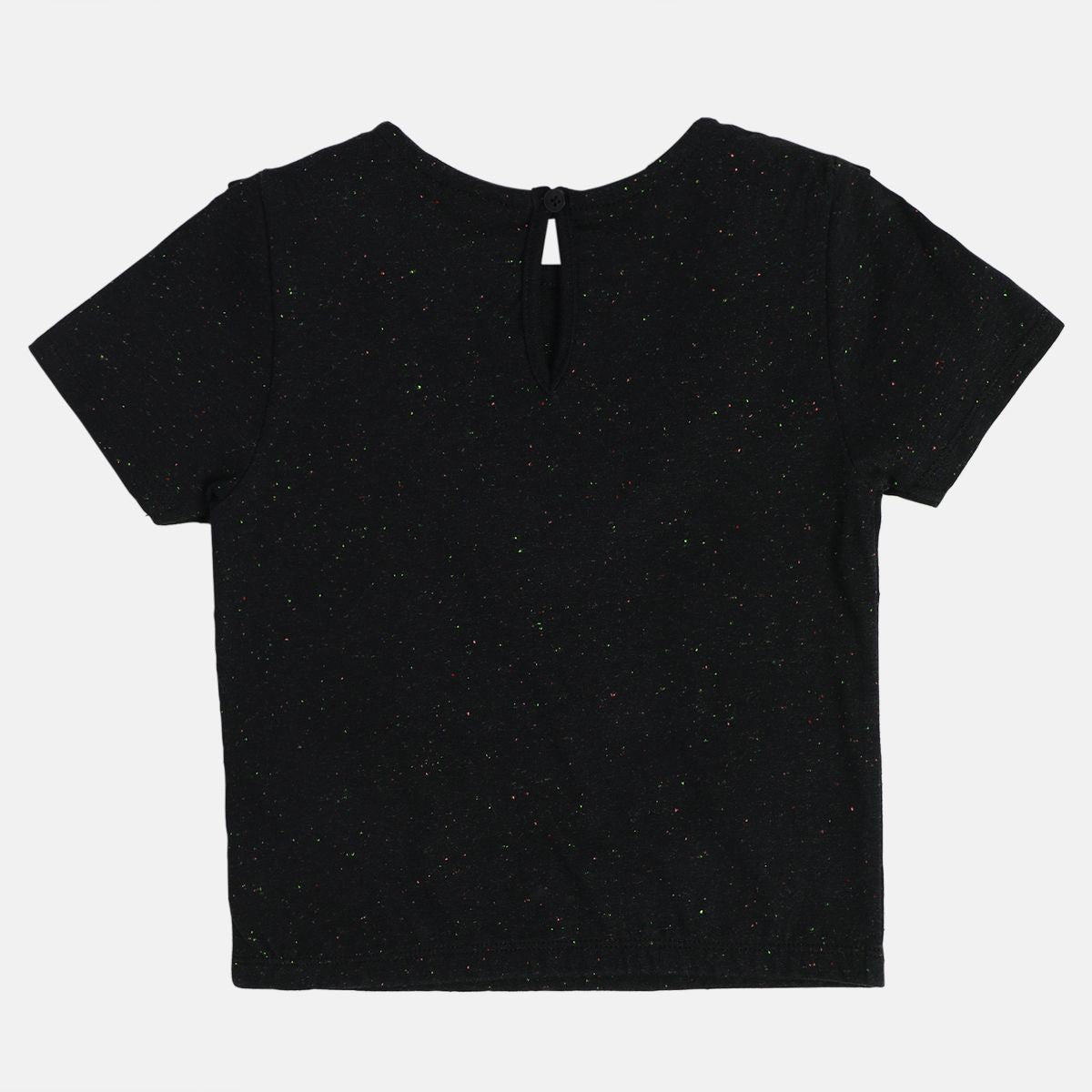 Girls Black Knit Top