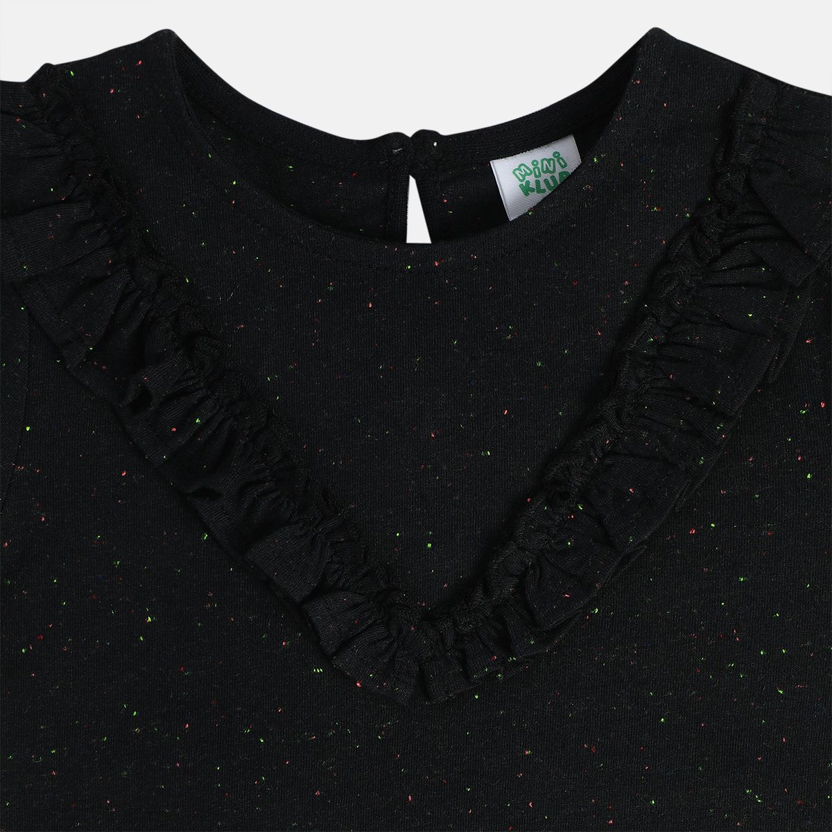 Girls Black Knit Top