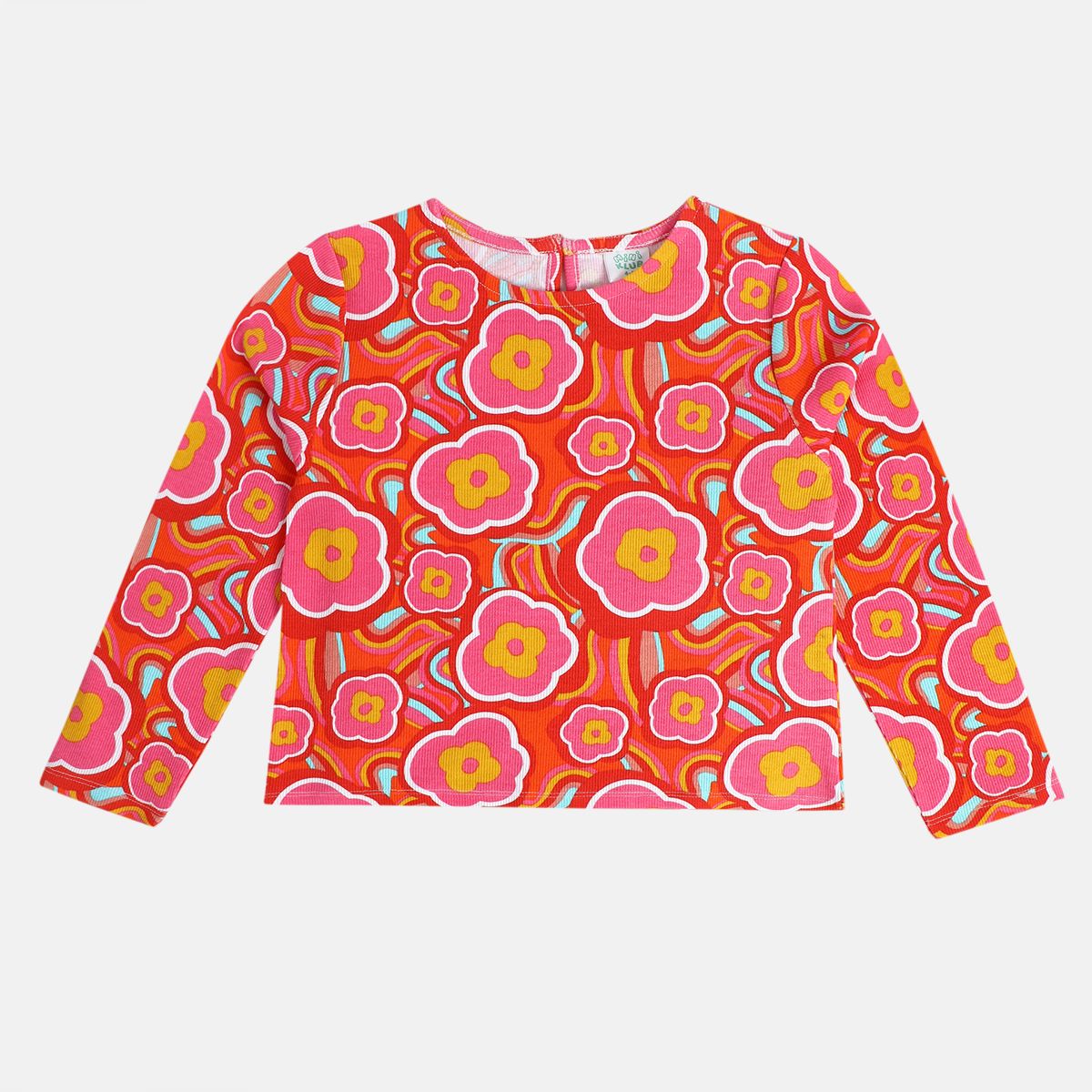 Girls Multi Knit Top