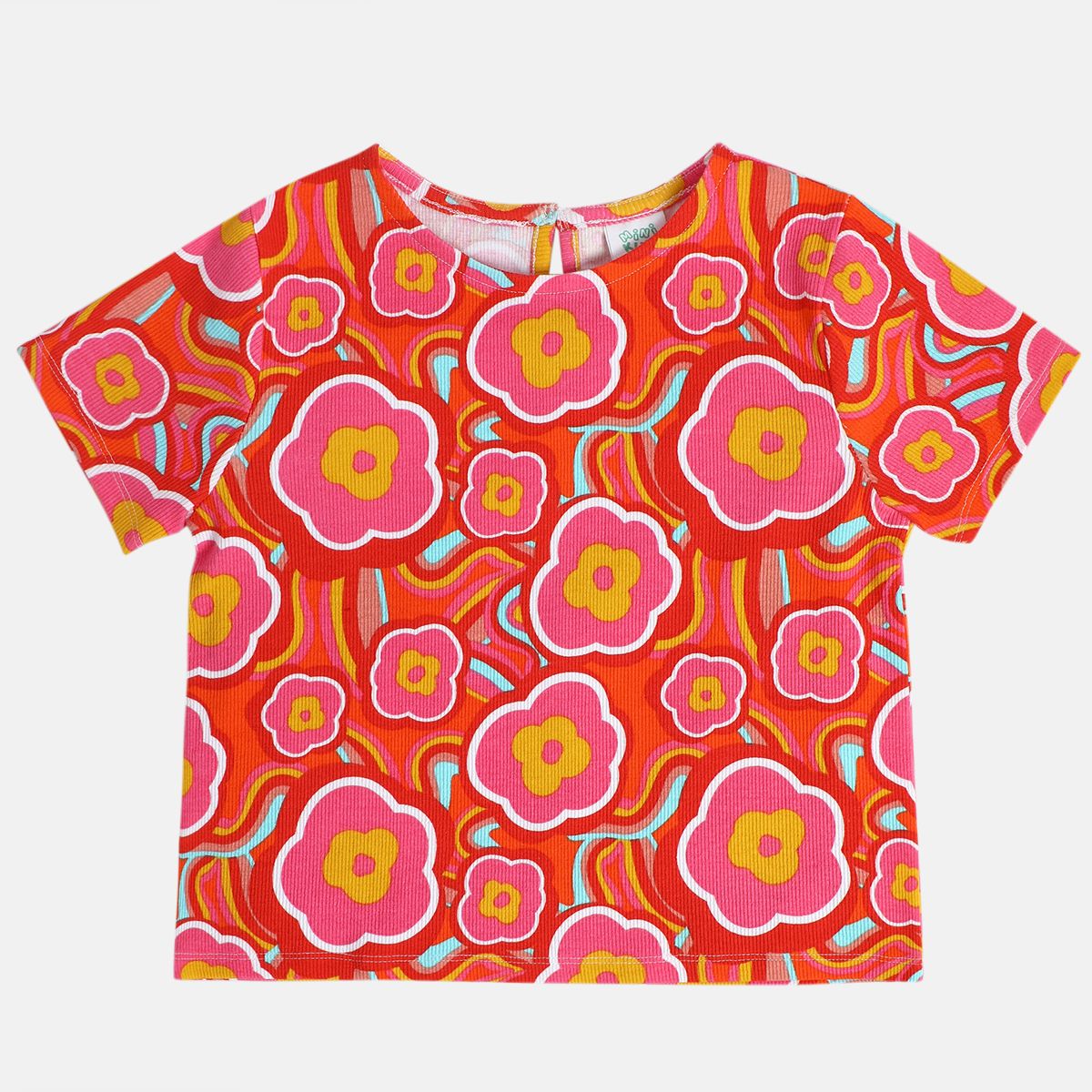 Girls Multi Knit Top