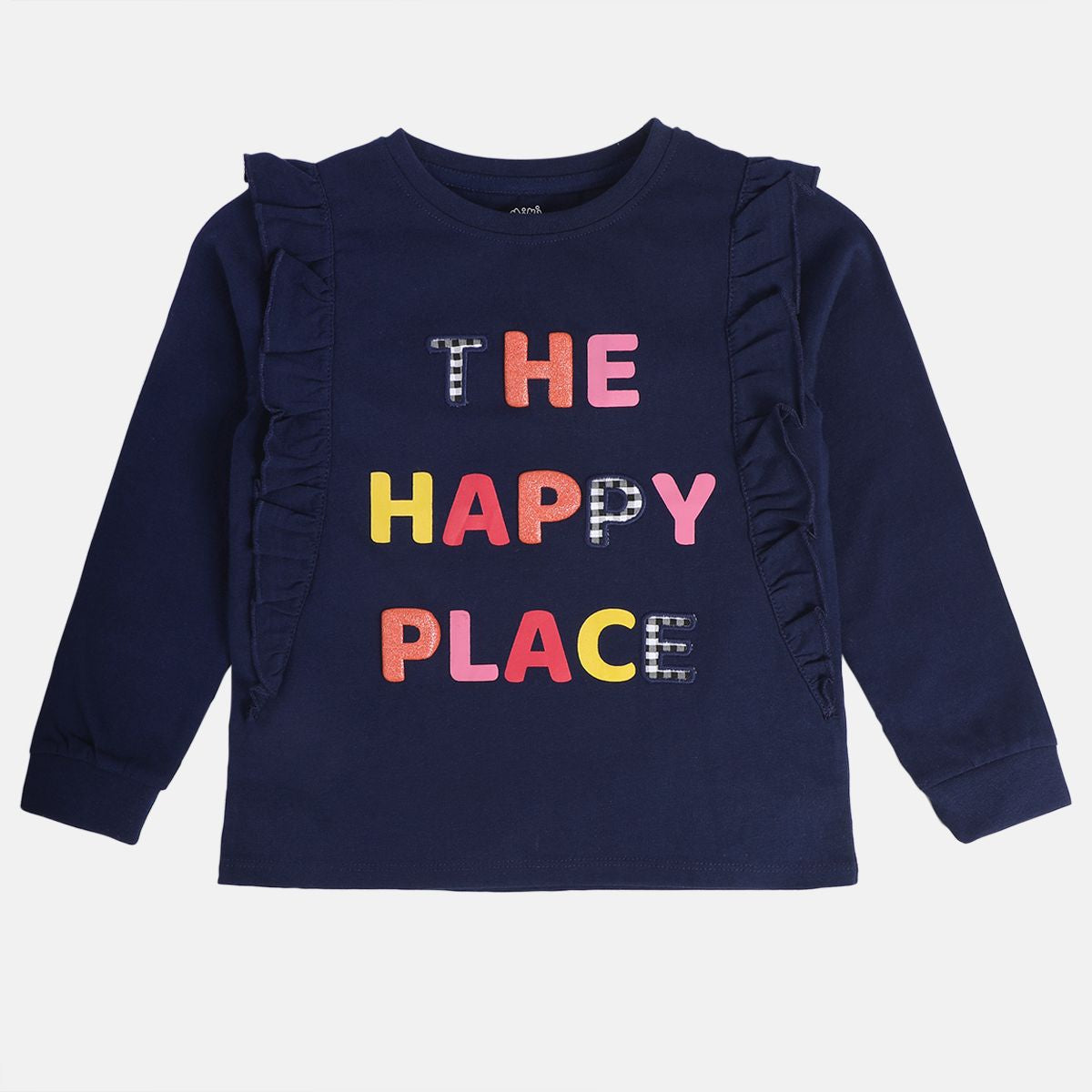 Girls Navy Pack Of 1 Knit Top