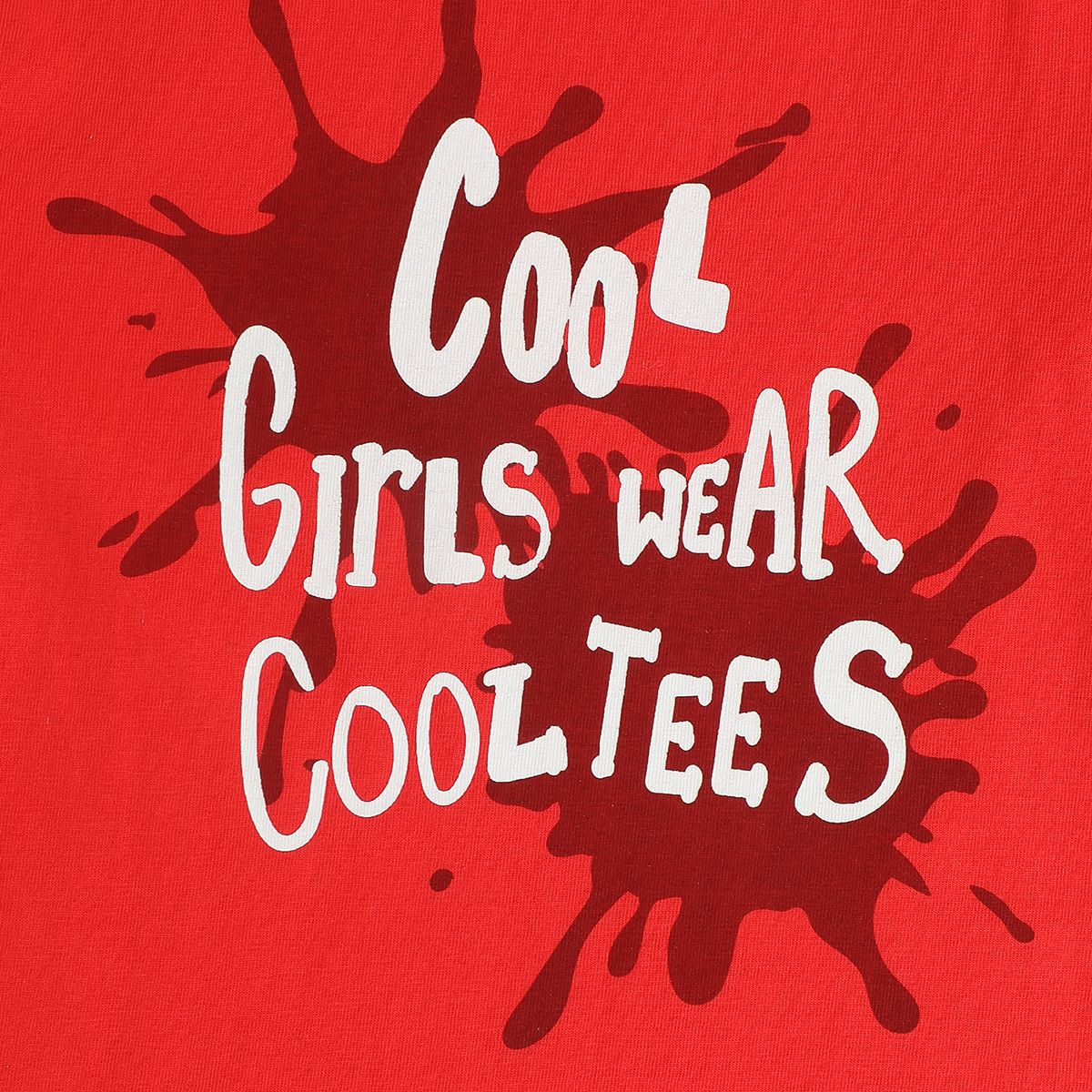 Girls Red Pack Of 1 Knit Top