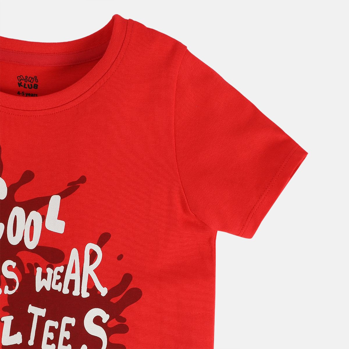 Girls Red Pack Of 1 Knit Top