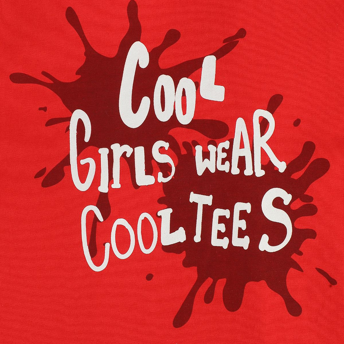 Girl Red Knit Top
