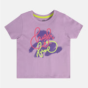 Girl Lavender Knit Top