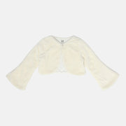 Girl Off White Knit Shrug