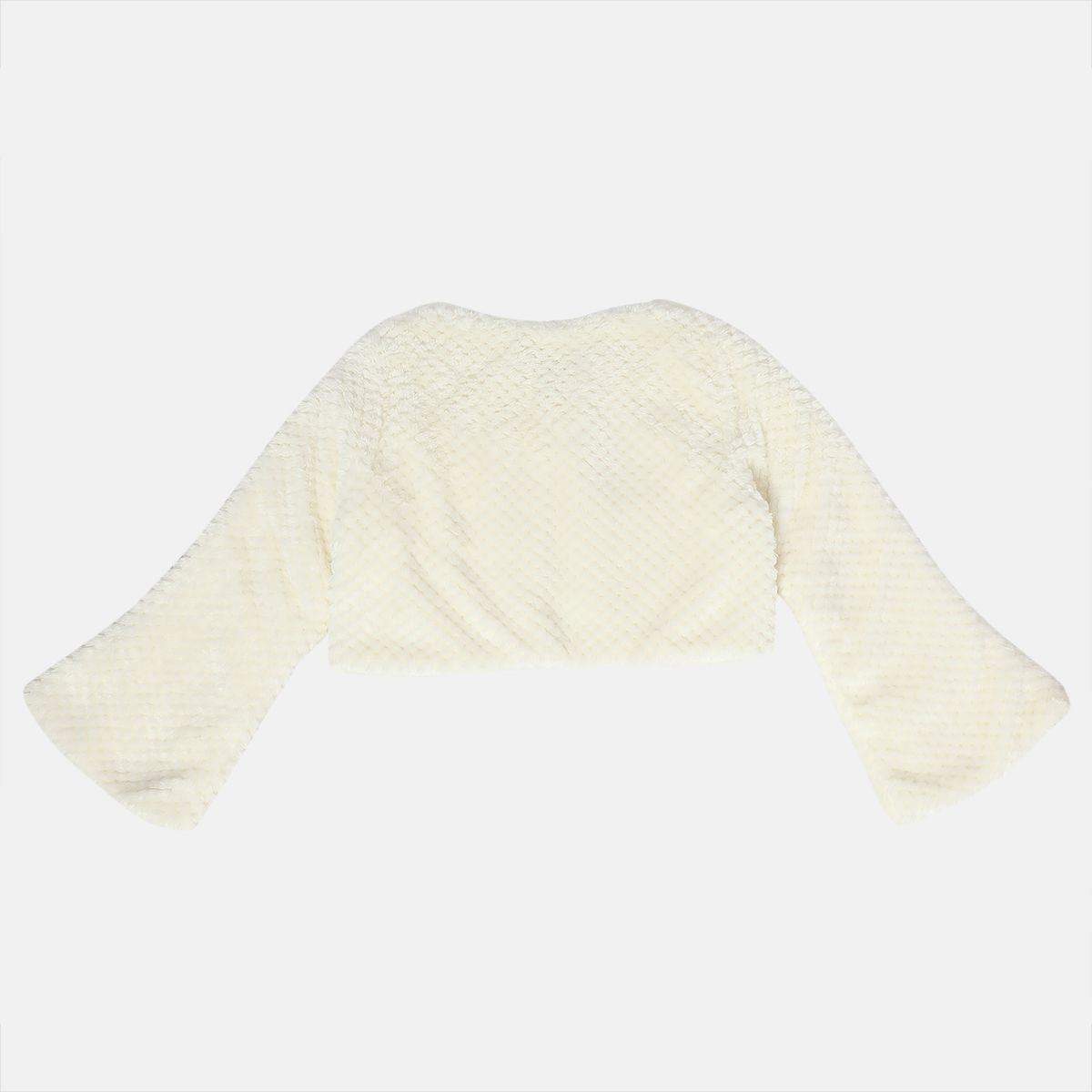 Girl Off White Knit Shrug
