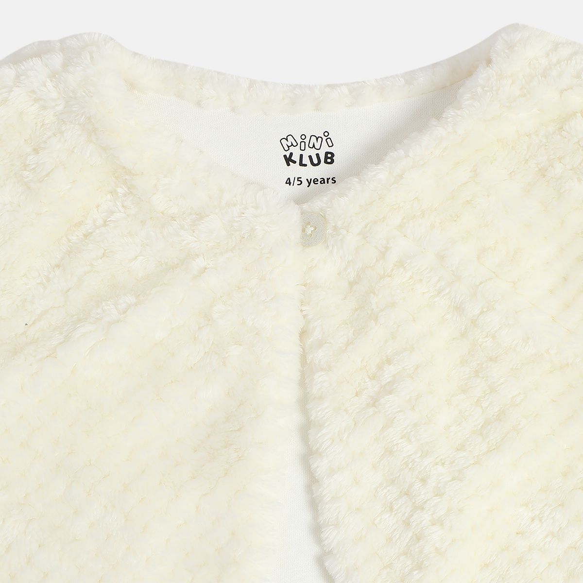 Girl Off White Knit Shrug