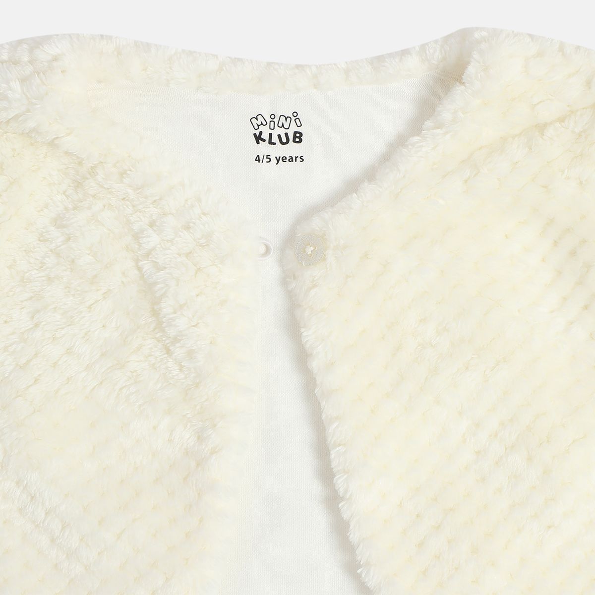 Girl Off White Knit Shrug