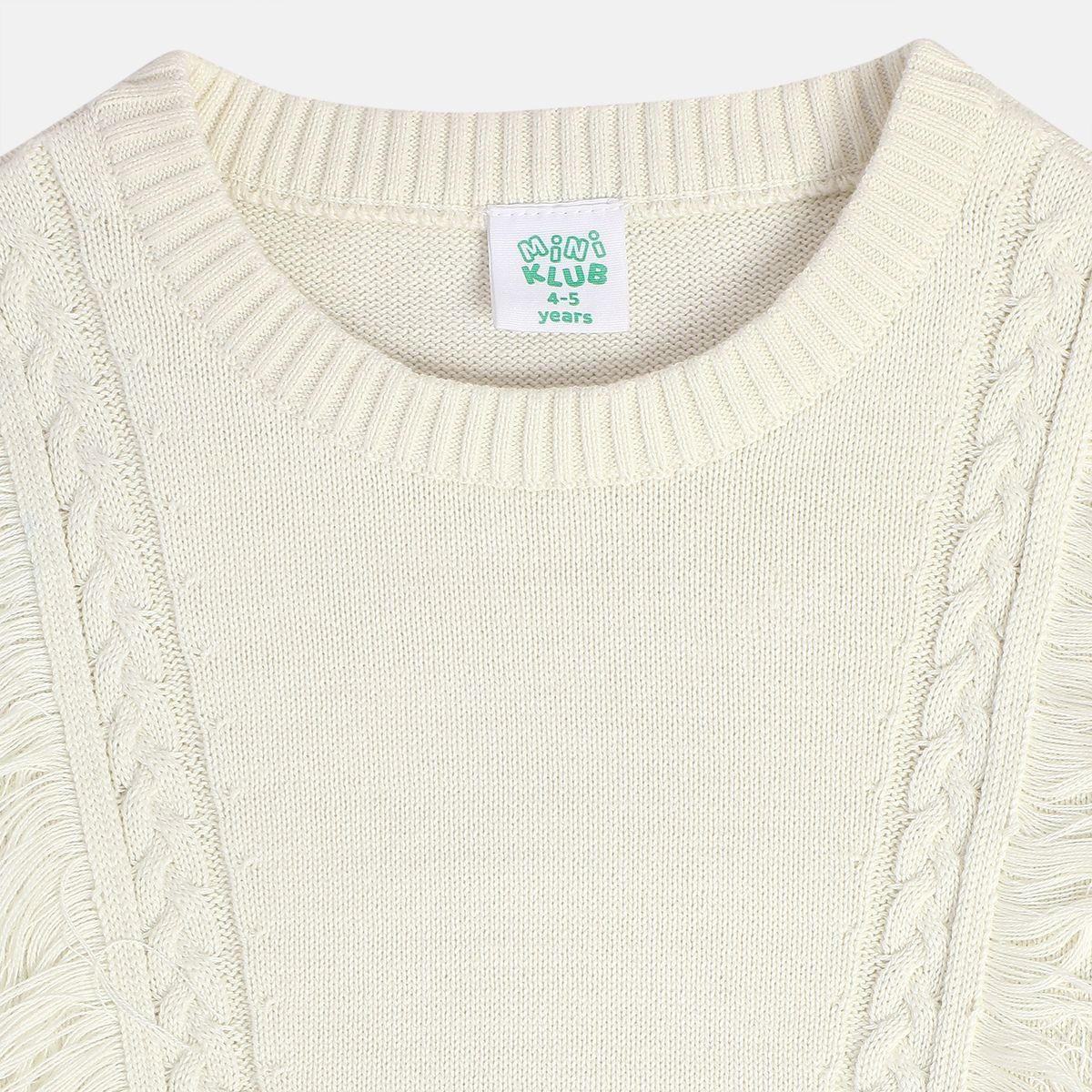 Girls Off White Sweater