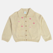 Girls Off White Sweater