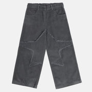 Girls Grey Woven Pant