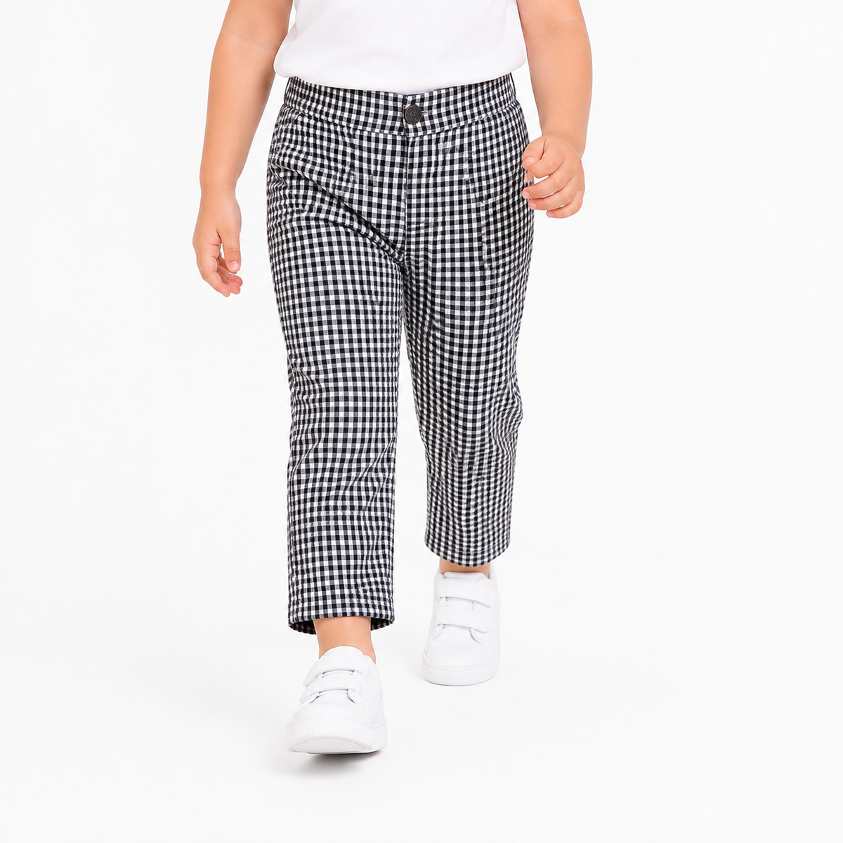 Girls Black Woven Pant