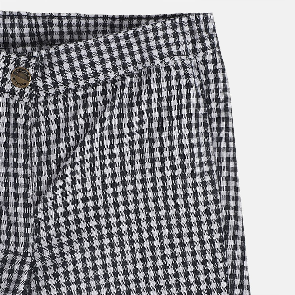 Girls Black Woven Pant