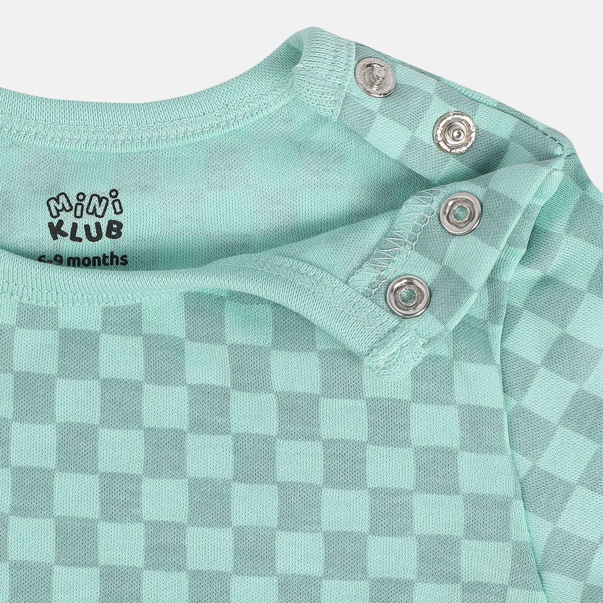 Boys Multicolor Pack Of 2 Body Suit