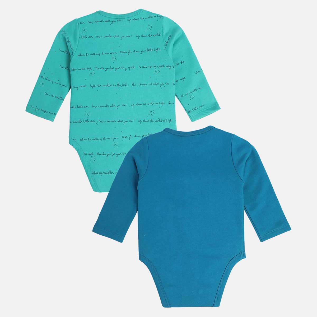 Boys Multicolor Pack Of 2 Body Suit