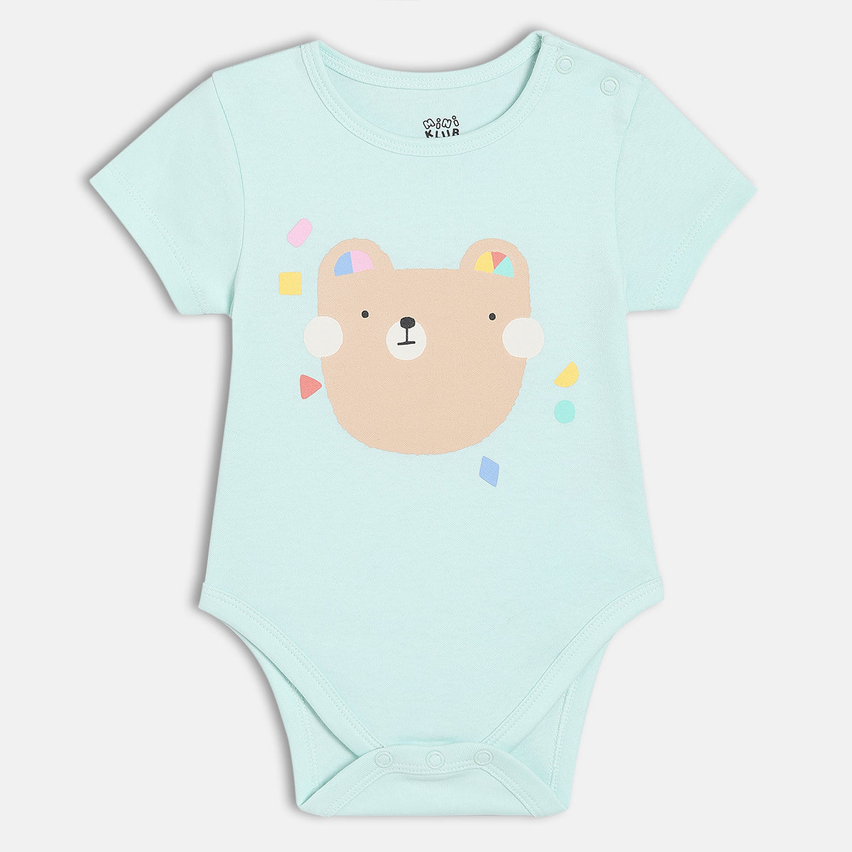 Boy Blue/White/Coral Body Suit