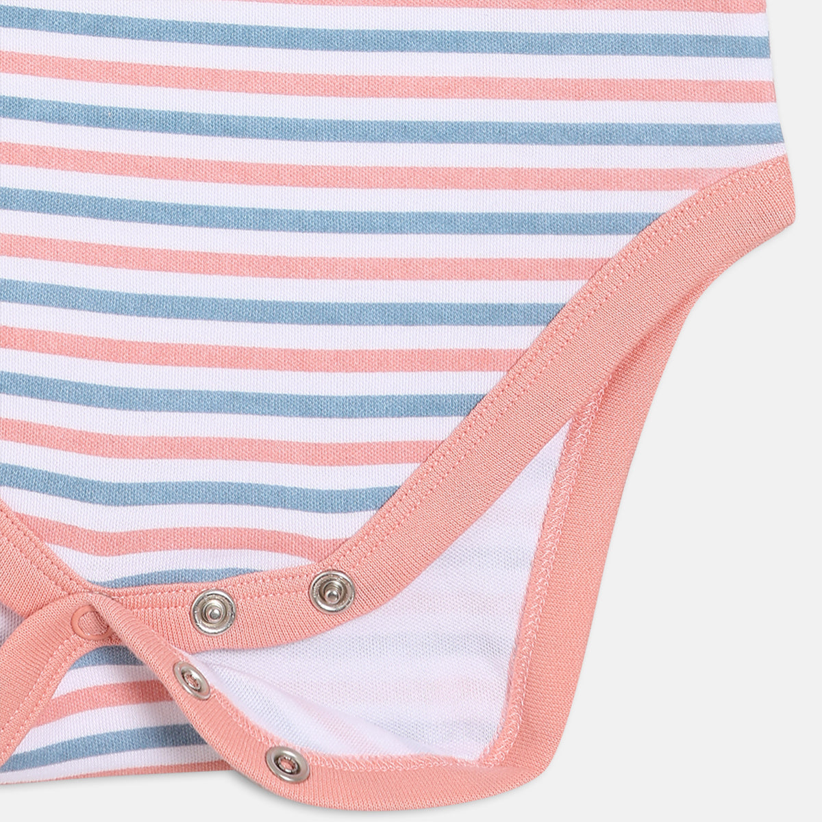 Boys Pack Of 3 Envelop Neck Short Sleeve Body Suit - Multi