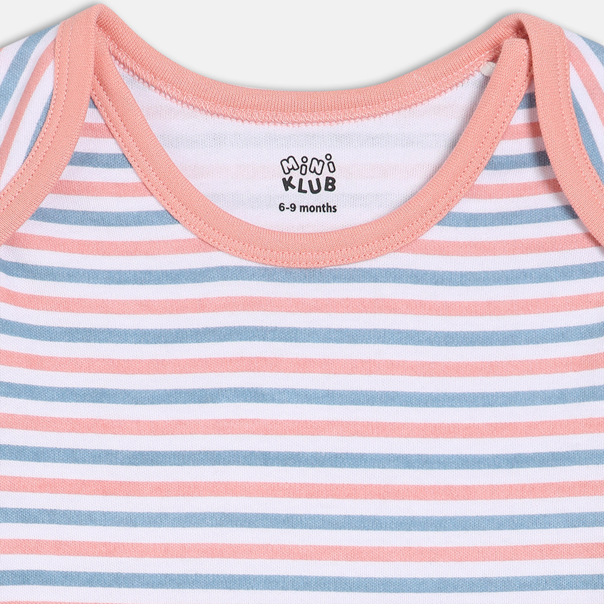 Boys Pack Of 3 Envelop Neck Short Sleeve Body Suit - Multi