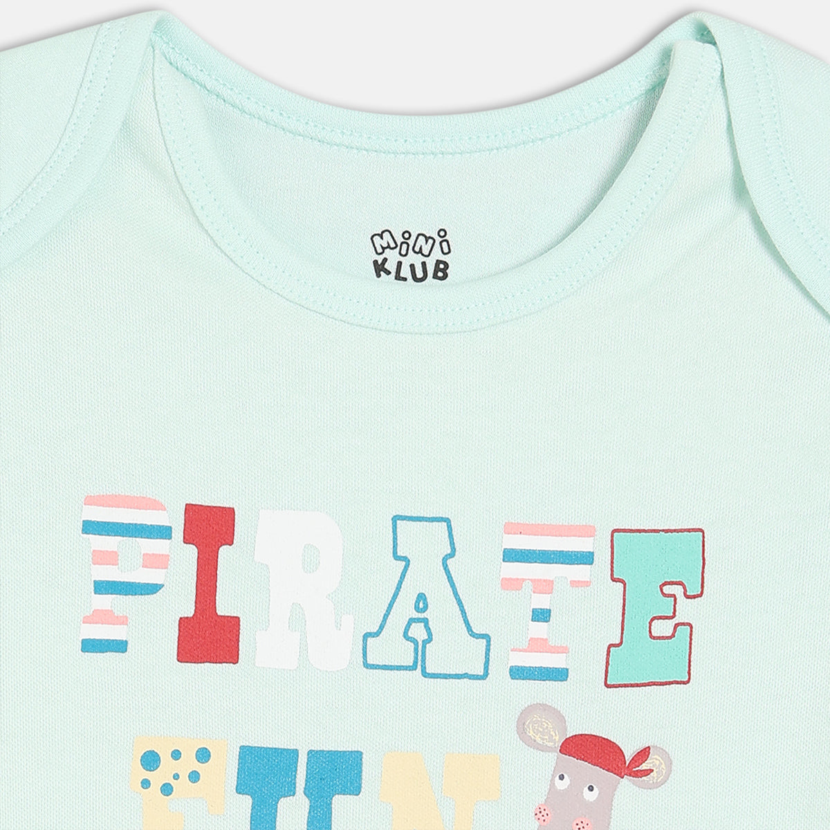 Boys Pack Of 3 Envelop Neck Short Sleeve Body Suit - Multi