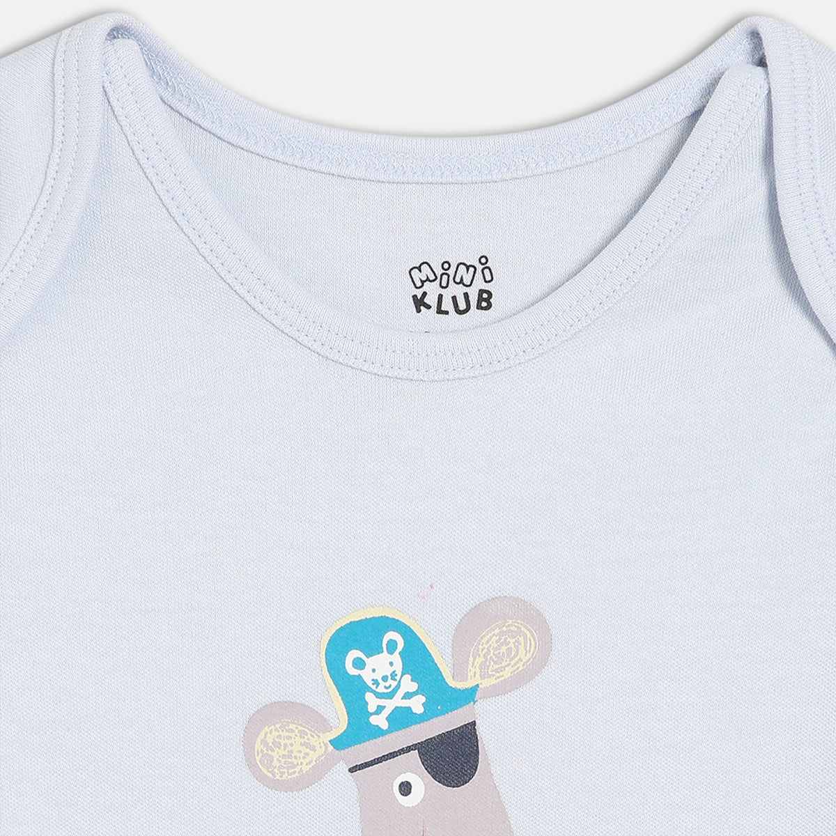 Boys Pack Of 3 Envelop Neck Short Sleeve Body Suit - Multi