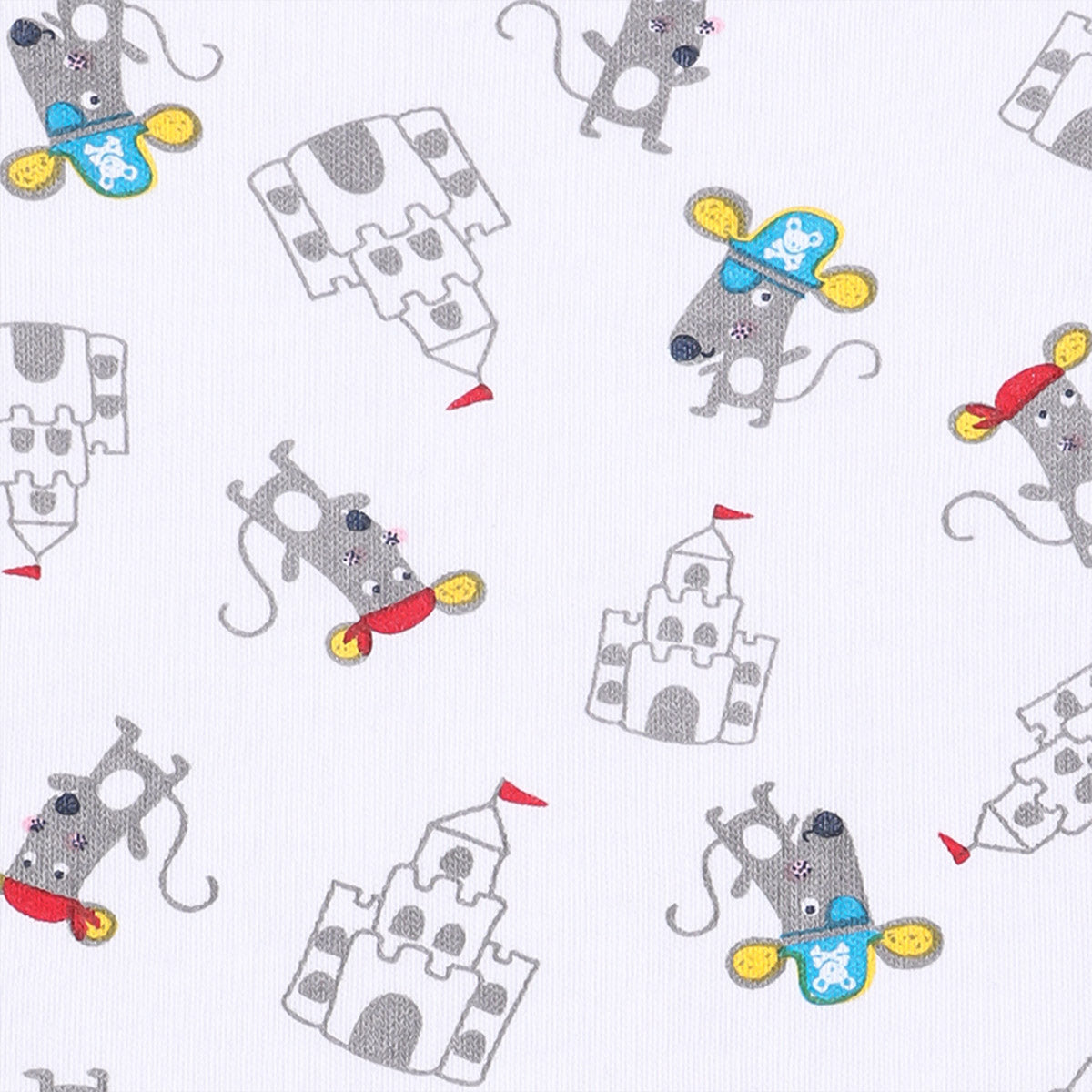 Boys Pack Of 3 Envelop Neck Short Sleeve Body Suit - Multi