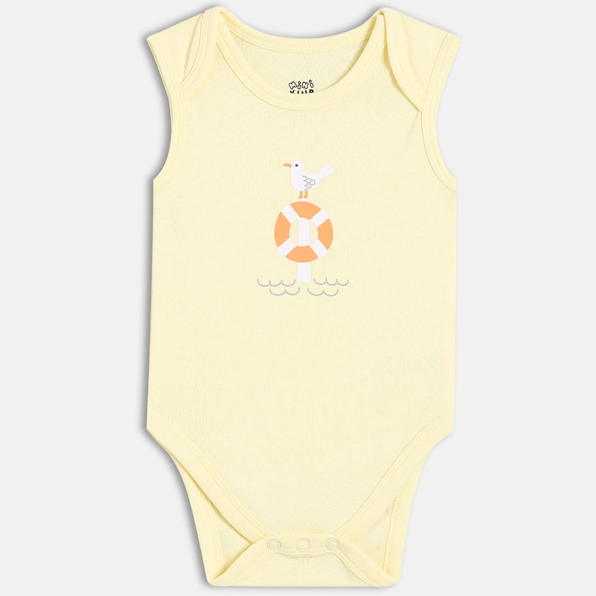 Boys Pack Of 3 Envelop Neck Short Sleeve Body Suit - Multi