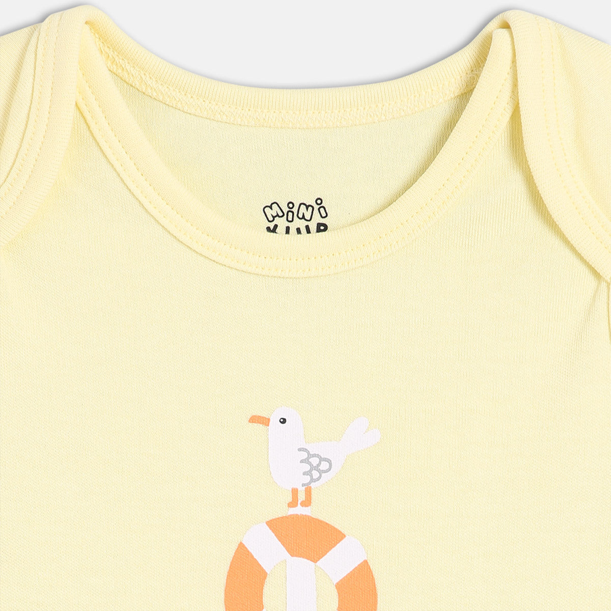 Boys Pack Of 3 Envelop Neck Short Sleeve Body Suit - Multi