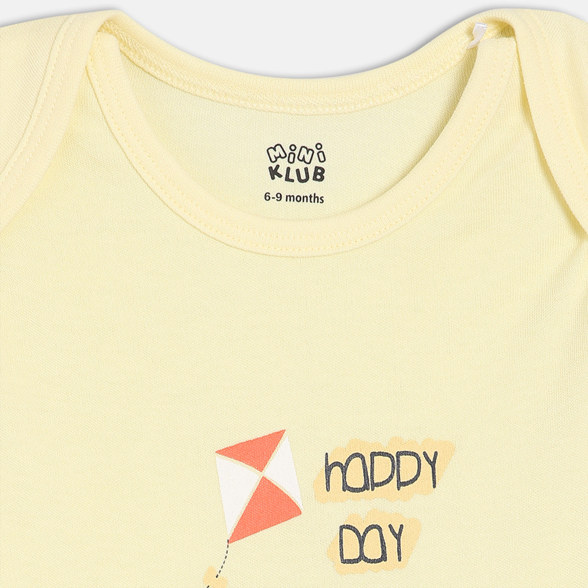 Boys Pack Of 3 Envelop Neck Short Sleeve Body Suit - Multi