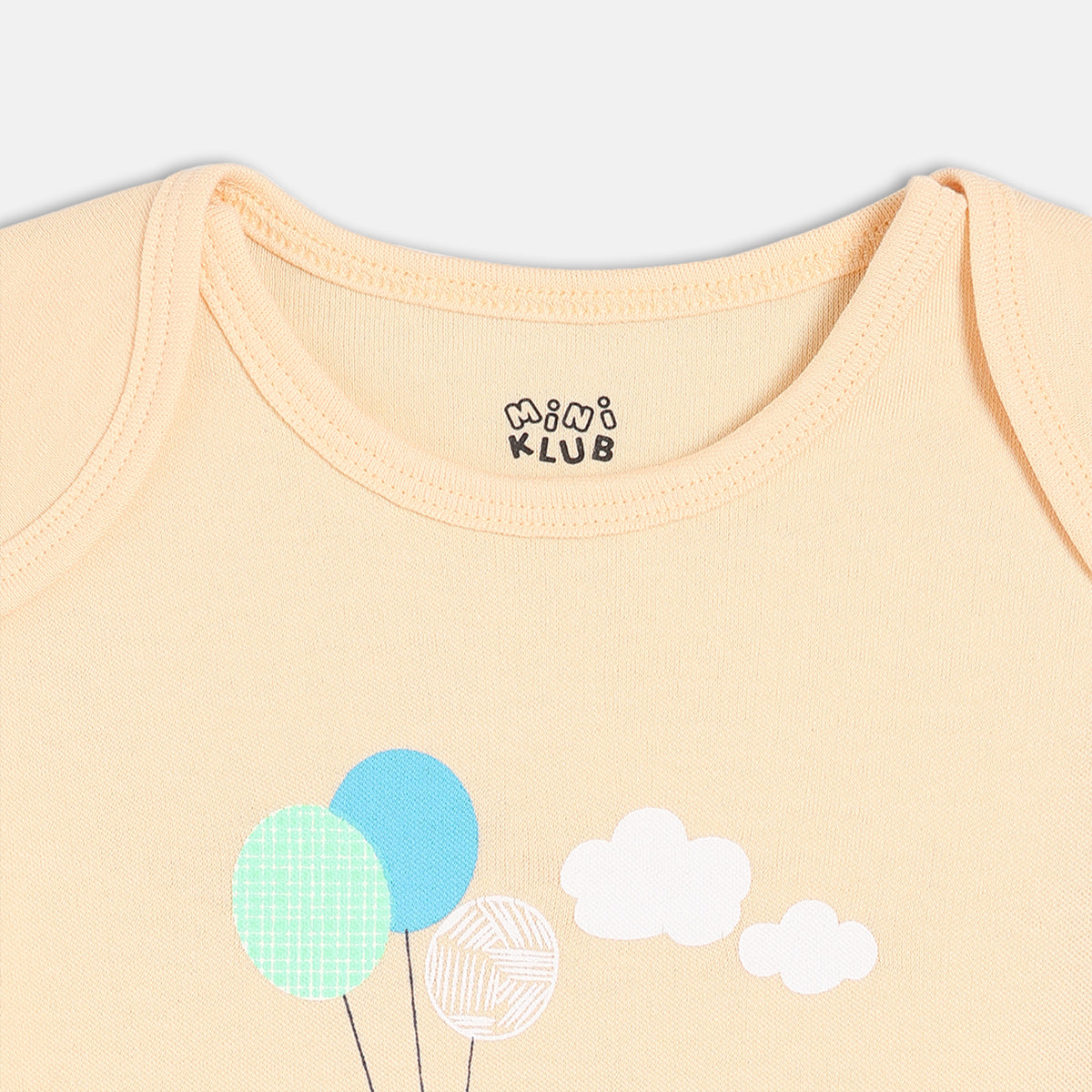Boys Multi Envelop Neck Short  Sleeve Body Suit