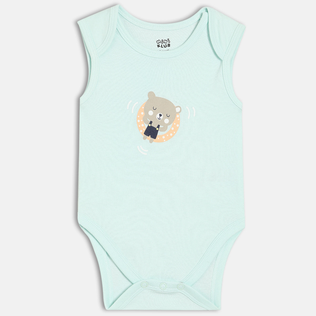 Boys Pack Of 3 Envelop Neck Short Sleeve Body Suit - Multi