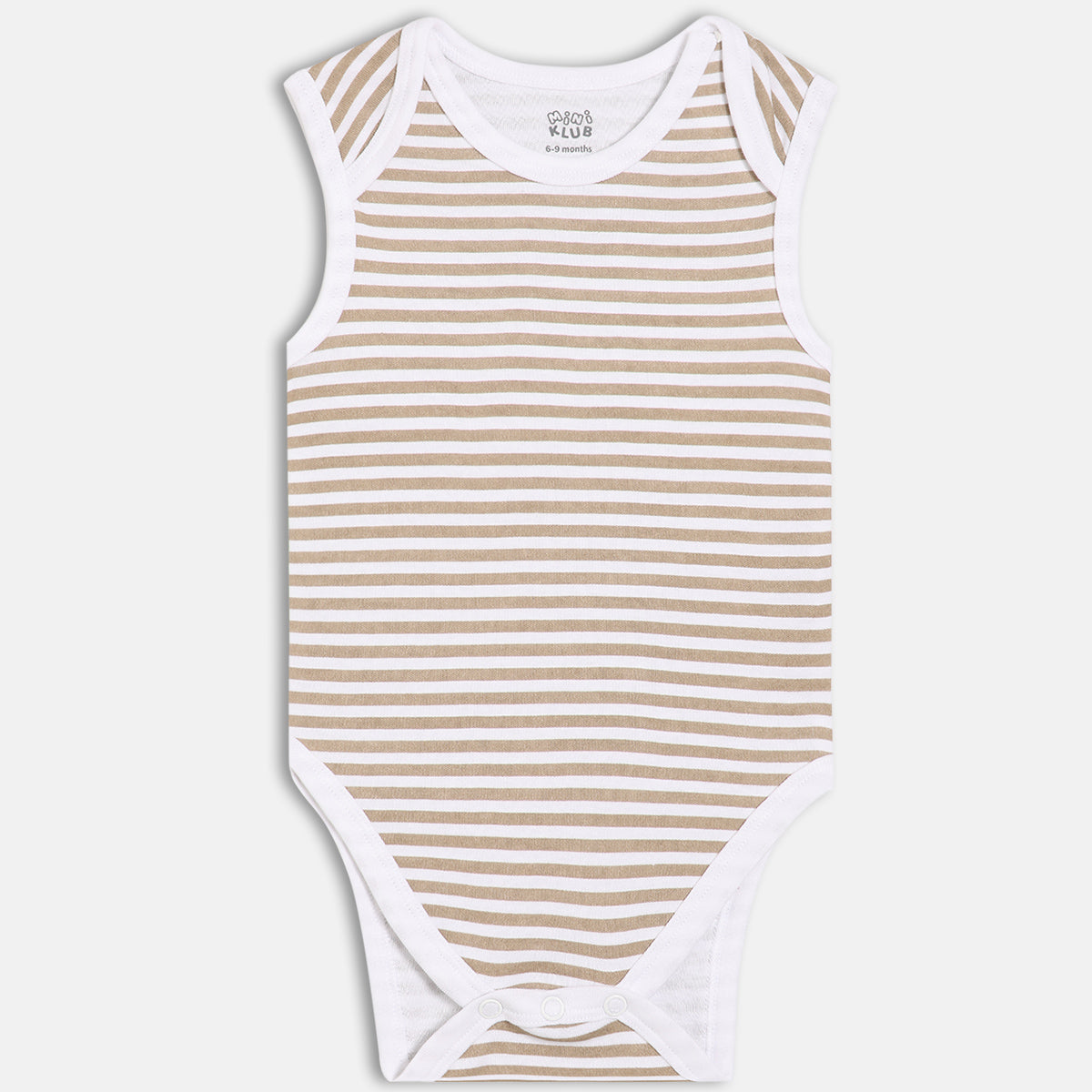 Boys Pack Of 3 Envelop Neck Short Sleeve Body Suit - Multi