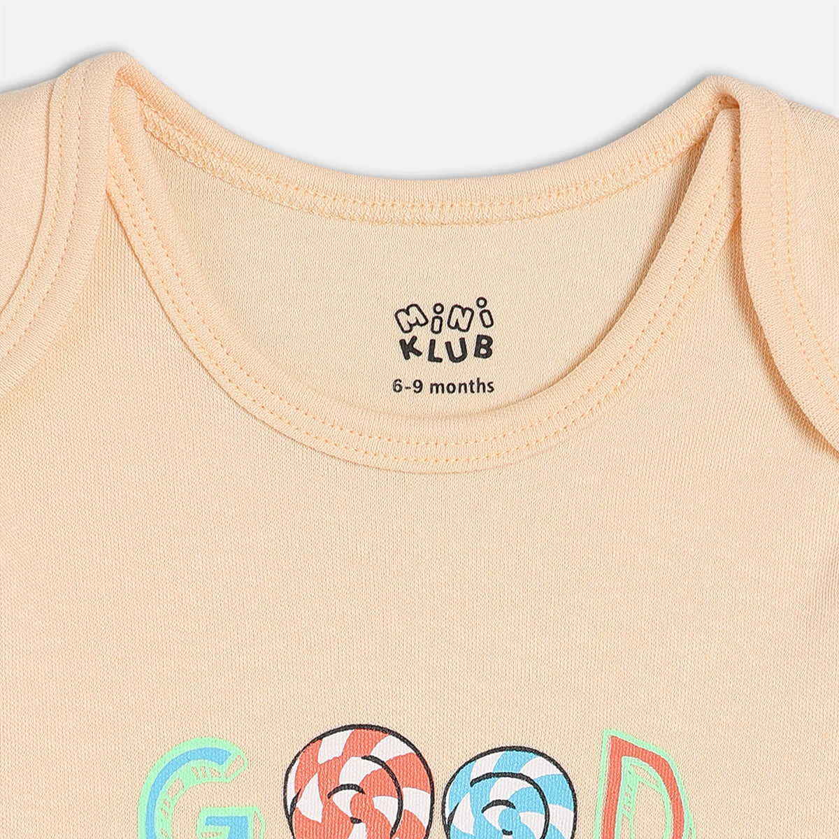 Boys Multi Envelop Neck Short  Sleeve Body Suit